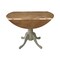 International Concepts Round 42 in Round Dual Drop Leaf Pedestal Table, Hickory/Stone, 42 W, 42 L, 29.5 in H, Wood T41-42DP - alternate 8